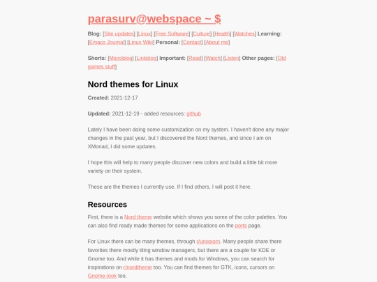 nord-themes-linux screenshot