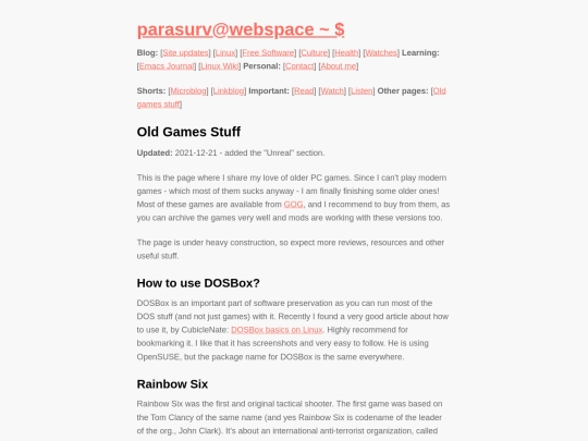 old-games-stuff screenshot