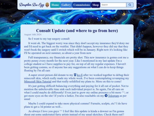 Blog/consult-update screenshot