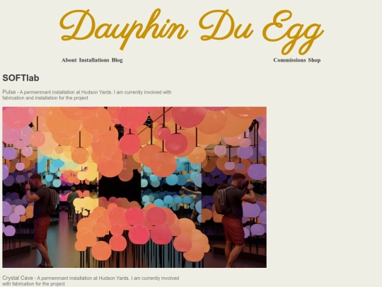 Gallery/installations screenshot