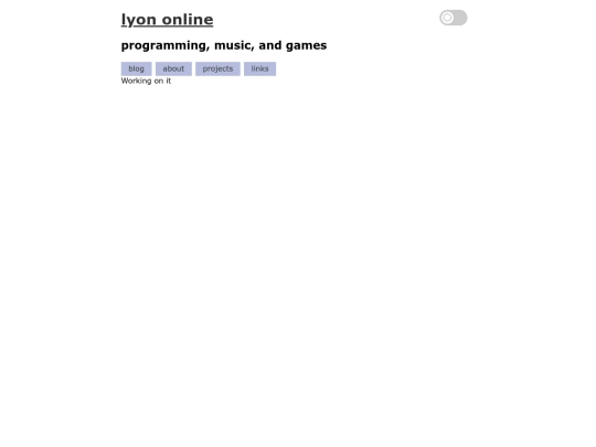 projects screenshot