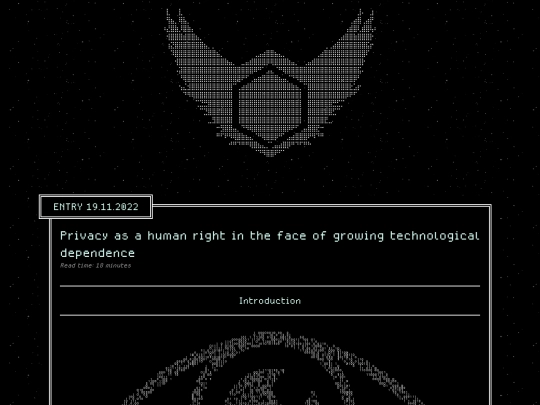 blog/privacy screenshot
