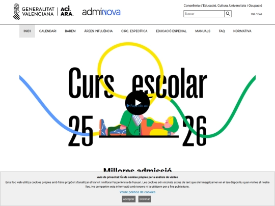 EDUCAES NOVA PLANTILLA screenshot