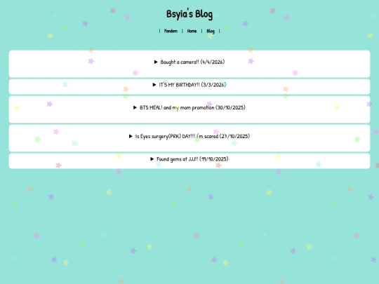 blog screenshot