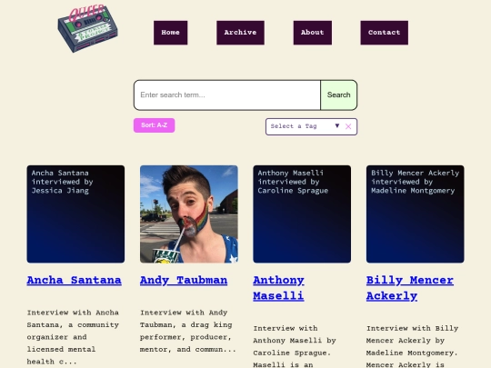 archive screenshot