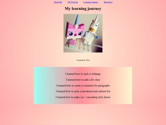 learning screenshot