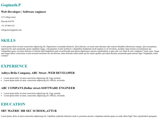 index screenshot