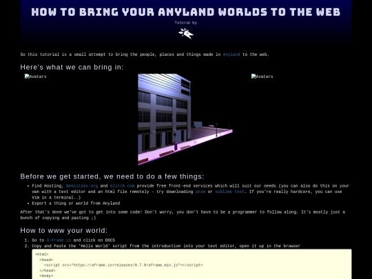 webVR/tutorial/AnyWebVR screenshot