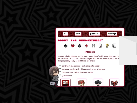 aboutme screenshot