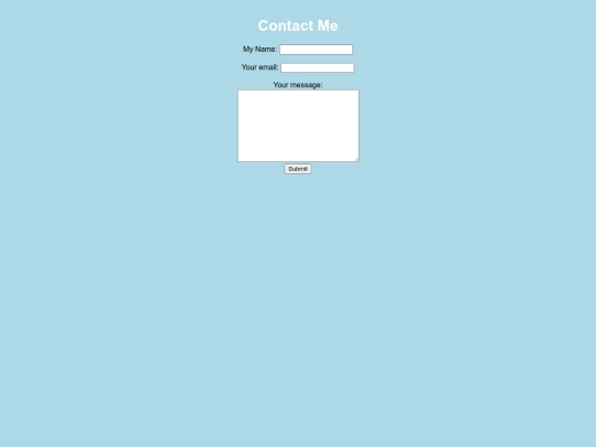 contact-me screenshot