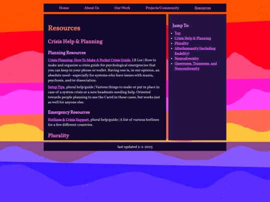 resources screenshot