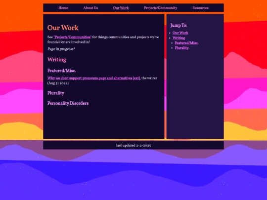 work screenshot