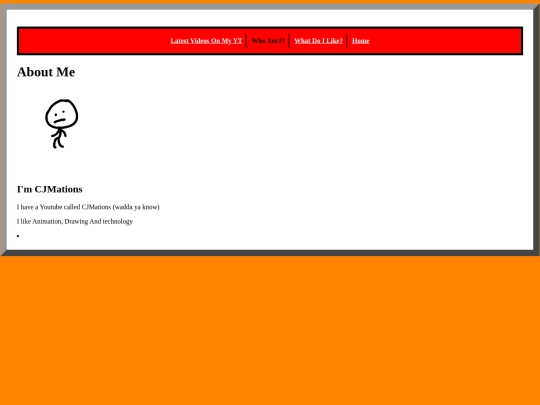 about-me screenshot