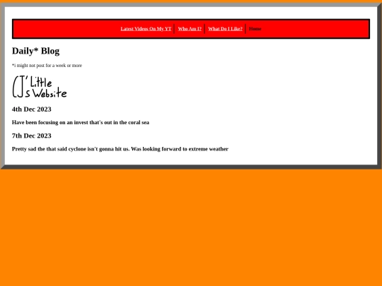 blog screenshot
