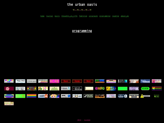 pages/programming screenshot