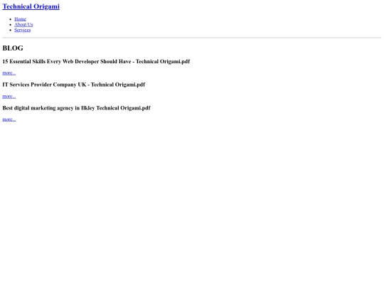 index screenshot