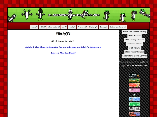 newprojects screenshot