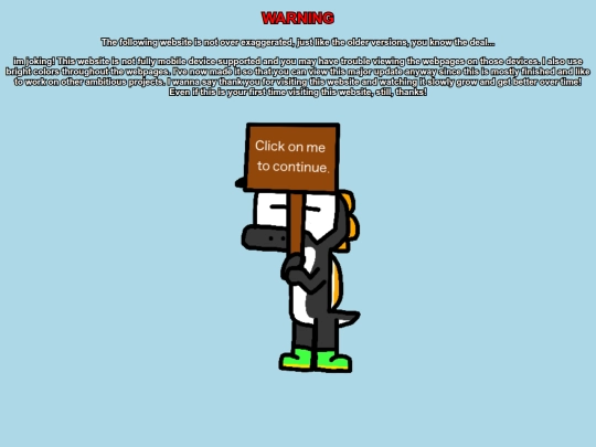 newwarning screenshot