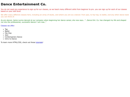 index screenshot
