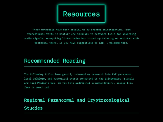 resources screenshot