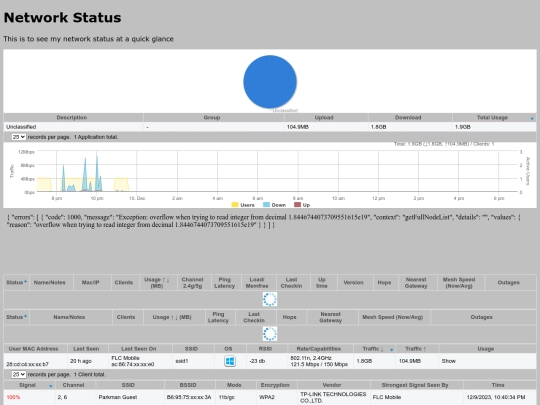 status screenshot
