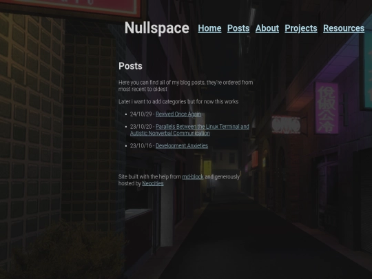 posts screenshot
