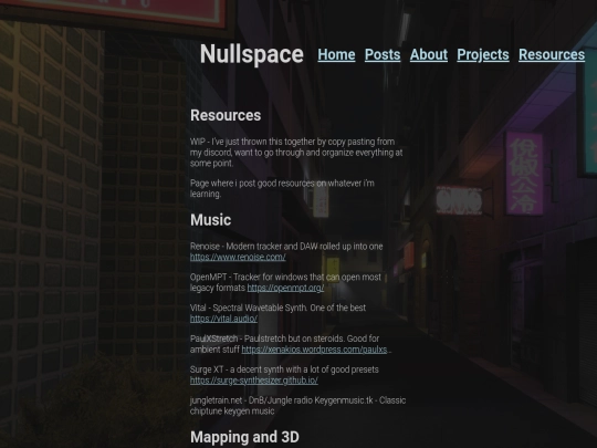 resources screenshot