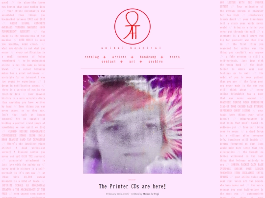 texts/printercd screenshot