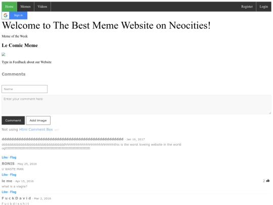 index screenshot