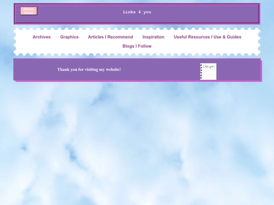 links screenshot