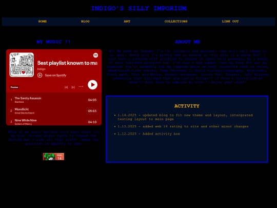 index screenshot