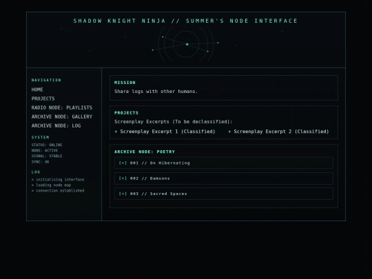 projects screenshot