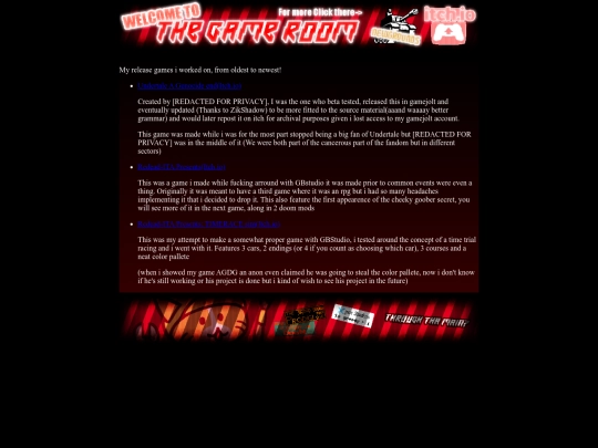 html/games screenshot