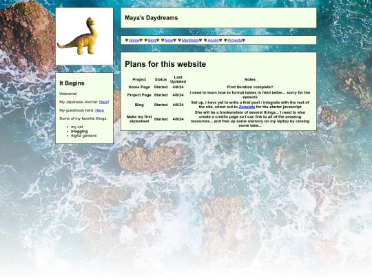 projects screenshot