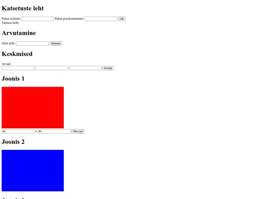 test screenshot