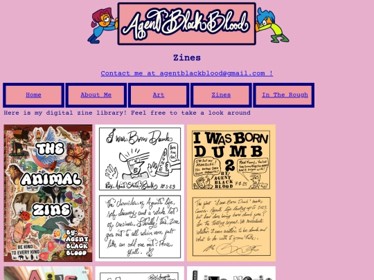 Zines screenshot