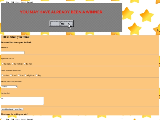 form screenshot