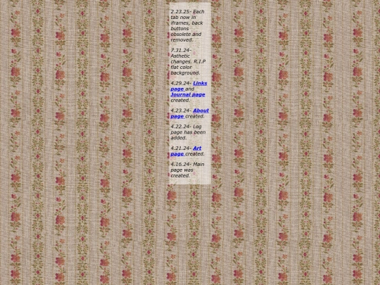 log screenshot