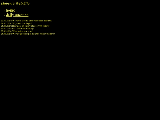 questions screenshot