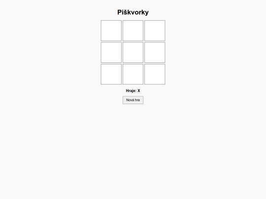 piskvorky screenshot