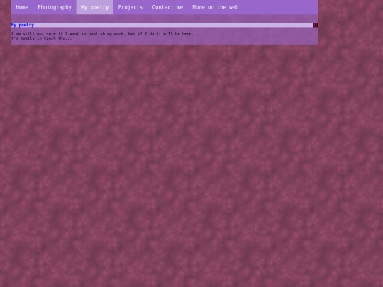 poetry screenshot