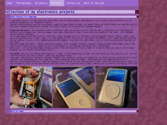 projects/electronics screenshot