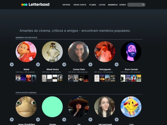 letterboxd/membros screenshot