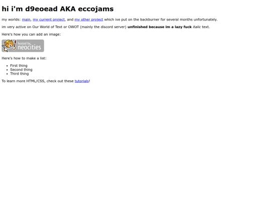 index screenshot