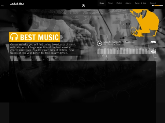retro-music-radio screenshot