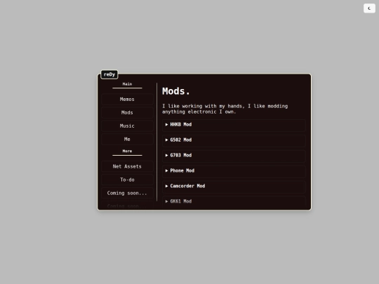 HTML/mods screenshot