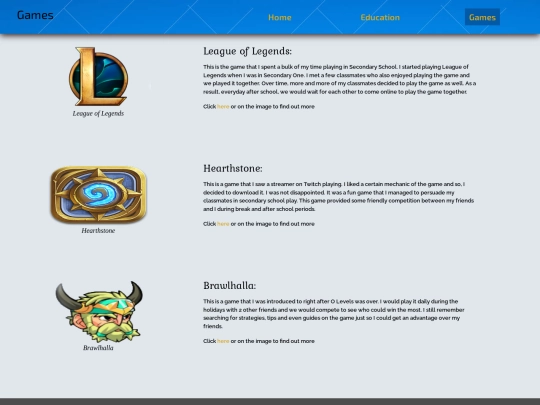 games screenshot