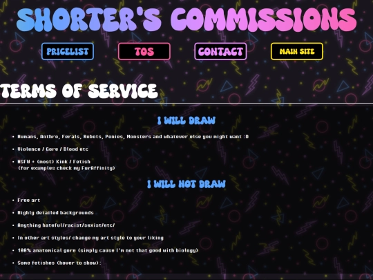 comm-tos screenshot