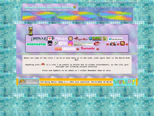 sites screenshot
