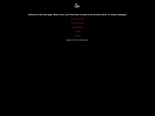 links screenshot